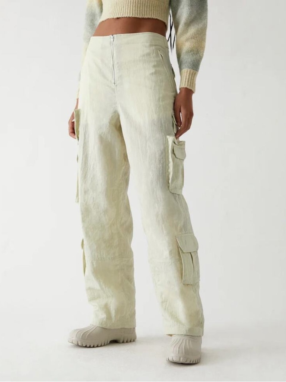 Kith Women's Allyn Nylon Mid Rise Cargo Utility Pants